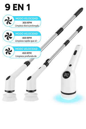Power Cepillo Electrico De Limpieza 9 En 1™ + ENVÍO GRATIS